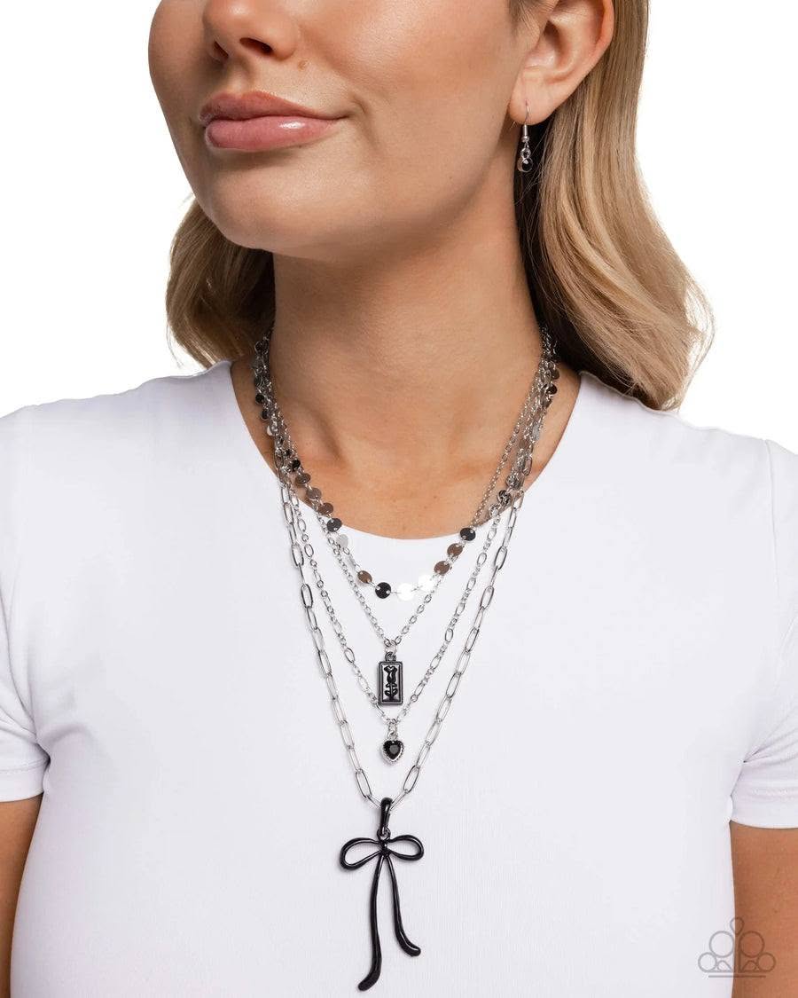 Coquette Black Necklace