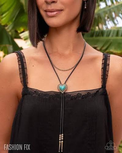 Courting Cowboy Gold Necklace