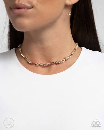 Gold Pageantry Choker