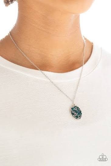 Star Crossed Stargazer Blue Necklace