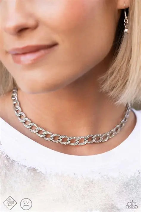 Fierce White Choker