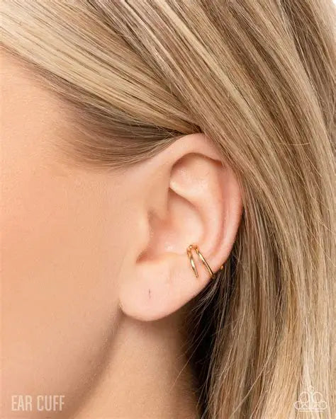 Empowerment Gold Earring Cuff